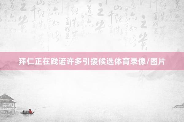 拜仁正在践诺许多引援候选体育录像/图片
