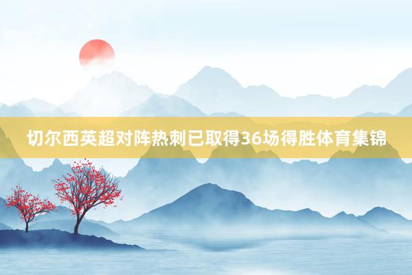 切尔西英超对阵热刺已取得36场得胜体育集锦
