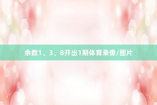 余数1、3、8开出1期体育录像/图片
