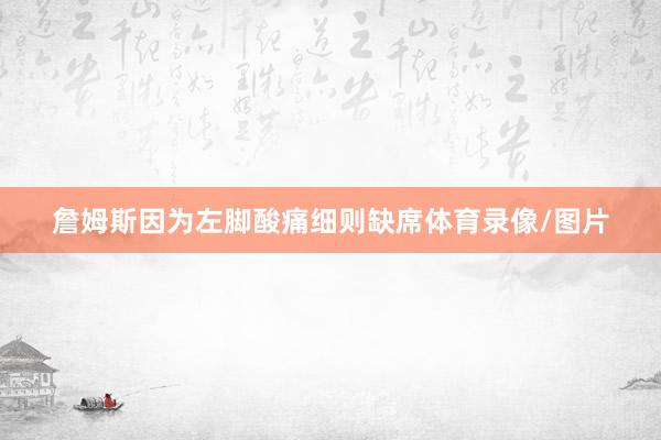 詹姆斯因为左脚酸痛细则缺席体育录像/图片