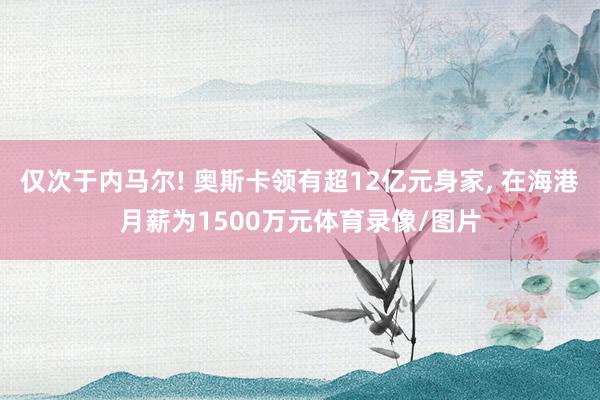 仅次于内马尔! 奥斯卡领有超12亿元身家, 在海港月薪为1500万元体育录像/图片