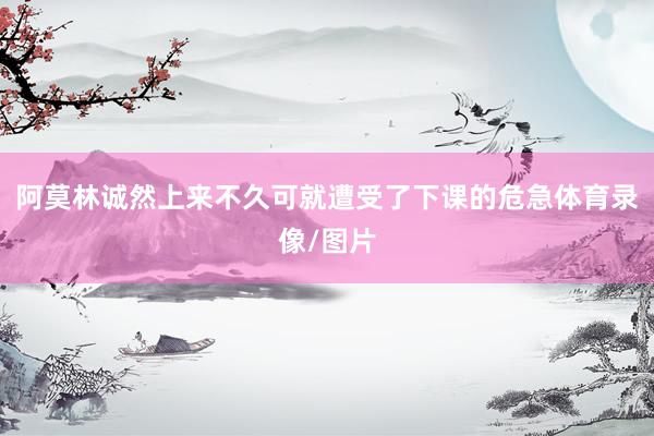 阿莫林诚然上来不久可就遭受了下课的危急体育录像/图片