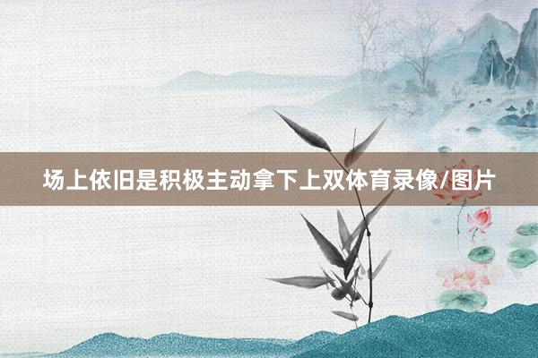 场上依旧是积极主动拿下上双体育录像/图片