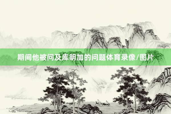 期间他被问及库明加的问题体育录像/图片