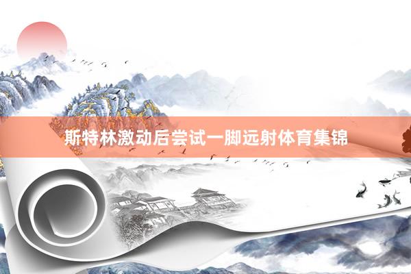 斯特林激动后尝试一脚远射体育集锦