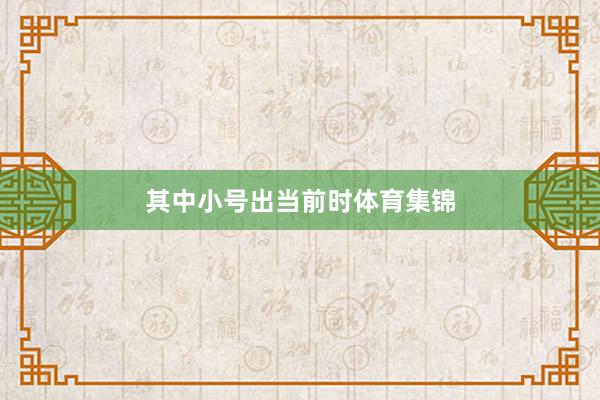 其中小号出当前时体育集锦