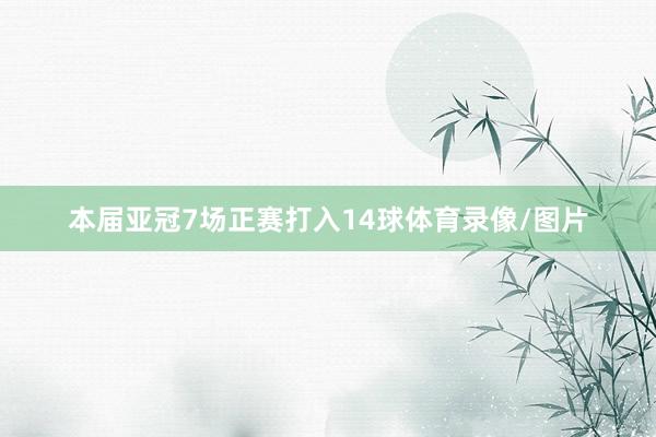 本届亚冠7场正赛打入14球体育录像/图片
