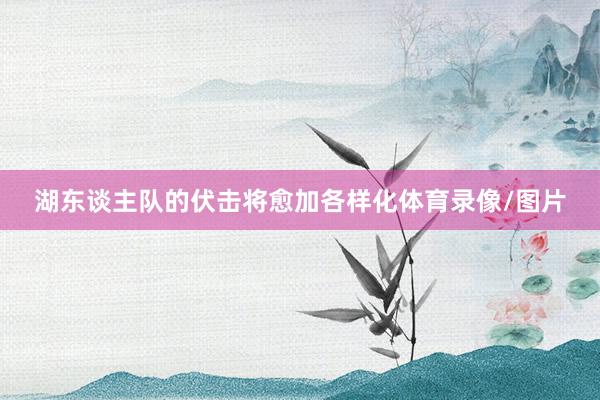 湖东谈主队的伏击将愈加各样化体育录像/图片