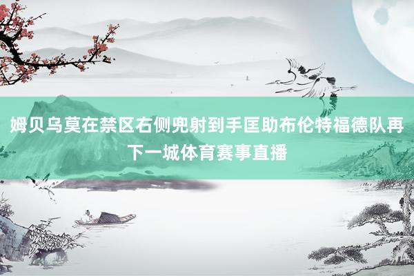 姆贝乌莫在禁区右侧兜射到手匡助布伦特福德队再下一城体育赛事直播
