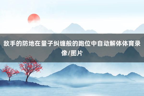 敌手的防地在量子纠缠般的跑位中自动解体体育录像/图片