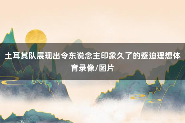 土耳其队展现出令东说念主印象久了的蹙迫理想体育录像/图片