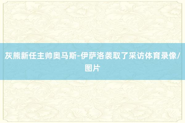 灰熊新任主帅奥马斯-伊萨洛袭取了采访体育录像/图片