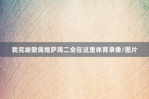 我完竣敬佩维萨周二会在这里体育录像/图片